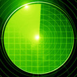 Green radar screen