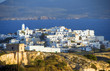 panoramic Adamas Plaka typical Greek island Cyclades architectur