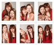 two ladies in the passport photo booth