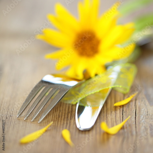 Photo: sommerliches Gedeck sommerliches Gedeck