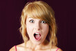 Foto: Very surprised or shocked young blonde Very surprised or shocked young blonde