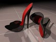 High heel mules