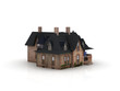 Puppenhaus aus Pappe