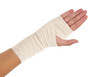 Hand tied elastic bandage