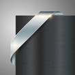 Vektor: spare metallic looking ribbon spare metallic looking ribbon