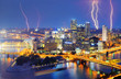 Lightning in Downtown Pittsburgh