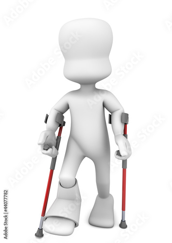 Illustration: crutches crutches