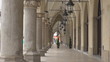 Beautiful archway in Krakow, Poland