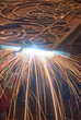 Worker welding metal. Production and construction