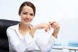 Young businesswoman in the office