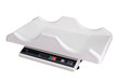 electronic baby scale. Isolated  over white