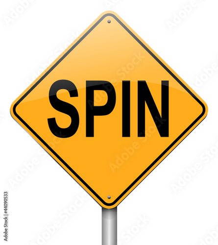 Illustration: Spin concept. Spin concept.