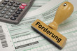 Forderung Mahnung