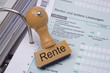 Foto: Rente Rentenbescheid Rente Rentenbescheid