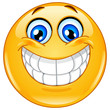 Vetor: Big smile emoticon Big smile emoticon