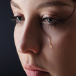 beauty girl cry