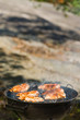 Grilling chicken