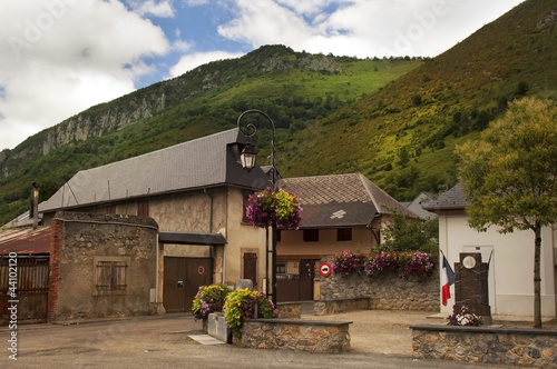 Photo: old houses on a picturesque street old houses on a picturesque street