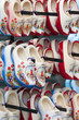 Pretty handmade wooden clogs