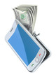 Illustration: Money in the "smarphone purse" Money in the "smarphone purse"