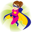 Vector: Superhero Woman Superhero Woman