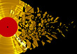Vinyl shatter gold