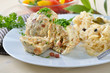 Deftige Speckknödel mit Sauerkraut
