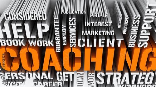 Illustration: 3D Coaching concepts 3D Coaching concepts
