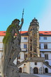 Skulptur vor Schloss Hartenfels