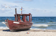 Fischkutter Am Strand (II)