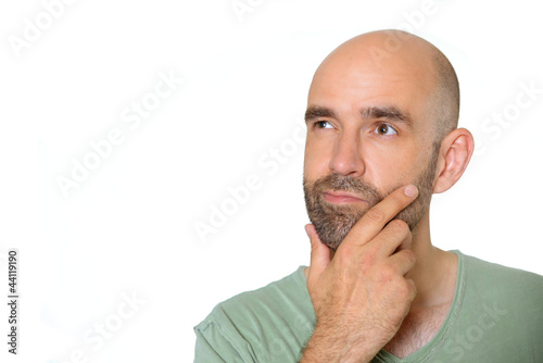 Photo: Nachdenklicher Mann Nachdenklicher Mann