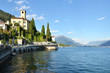 Gravedona town and Como lake, Italy