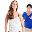 Mother arguing with her daughter