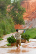 Photo: A Vietnamese farmer (woman) carrying lemongrass A Vietnamese farmer (woman) carrying lemongrass