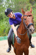 Girl with horse