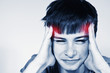 A boy with headache