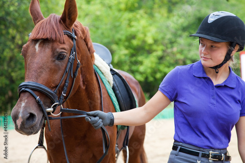 Photo: Girl with horse Girl with horse