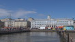 Timelapse of City Hall,Market square,Helsinki harbour,Finland