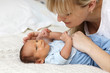 Photo: Mother and newborn Mother and newborn