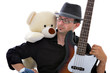 bassist in a crazy band duet