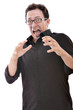 man scary expression