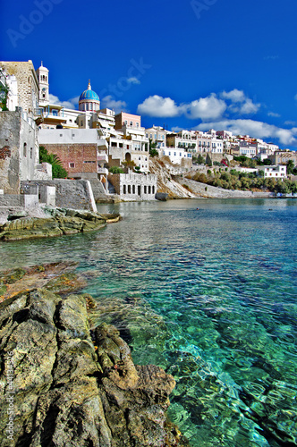 Photo: beautiful Greek islands series. Syros beautiful Greek islands series. Syros