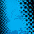 Vector: Blue Splatter Halftone Background Blue Splatter Halftone Background