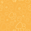 Paw Prints Background