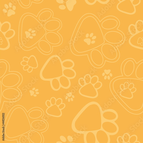 Photo: Paw Prints Background Paw Prints Background