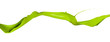 Isolated shot of green paint splash on white background