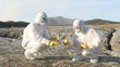 Video: Ecology concept: professionals taking a pattern of landscape Ecology concept: professionals taking a pattern of landscape