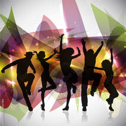 Vector: Party background Party background
