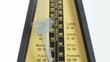 Metronome playing at 140 bpm. With sound. Isolated