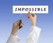 Methaphor of possible and impossible
